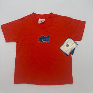 Boys FLORIDA GATORS Creative Knitwear Orange Short Sleeve Tee 2T